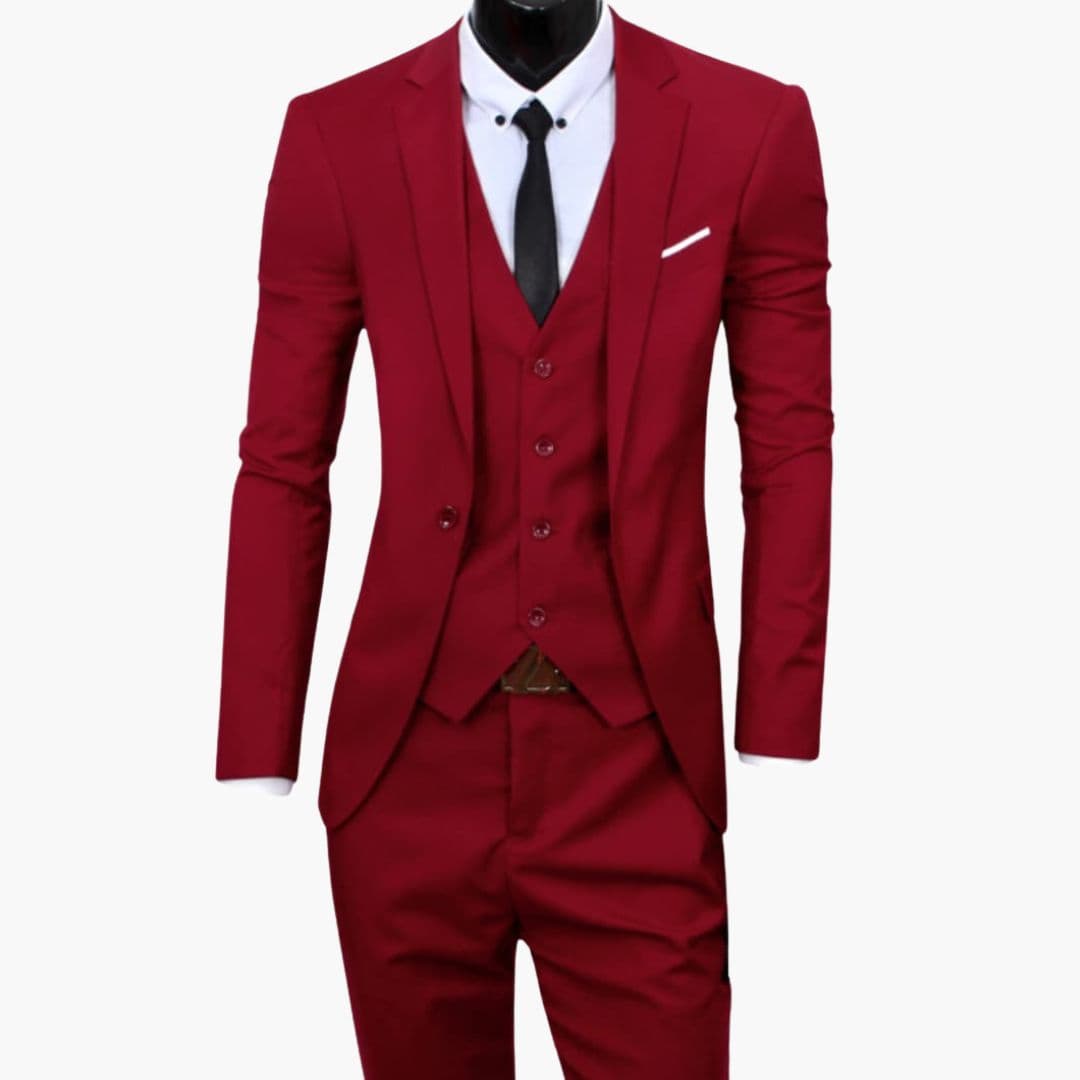 Costume homme trois pièces avec veste gilet