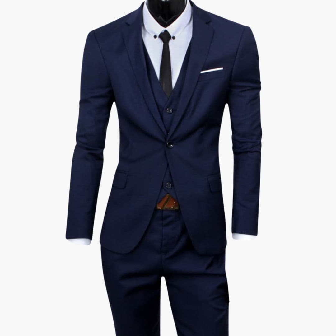 Costume homme trois pièces avec veste gilet