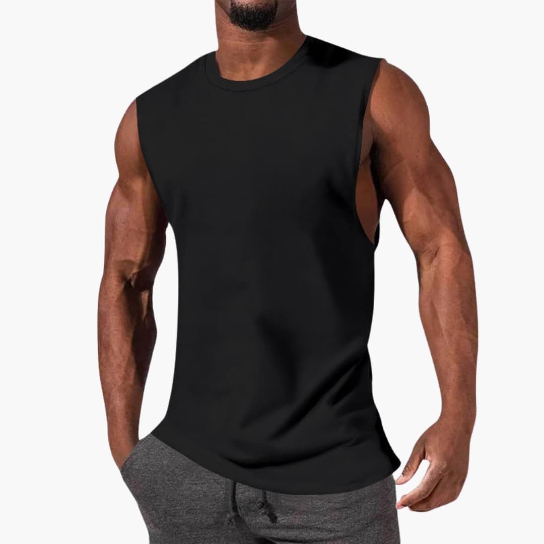 Débardeur de sport homme avec larges emmanchures