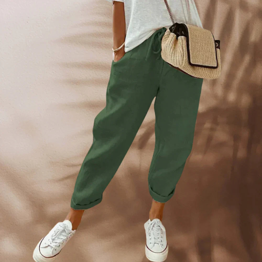 Pantalon femme casual chic | Confort au quotidien et coupe stylée