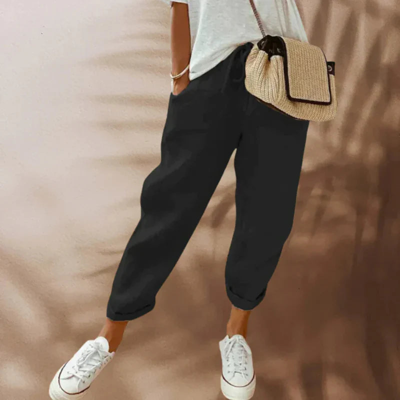 Pantalon femme casual chic | Confort au quotidien et coupe stylée