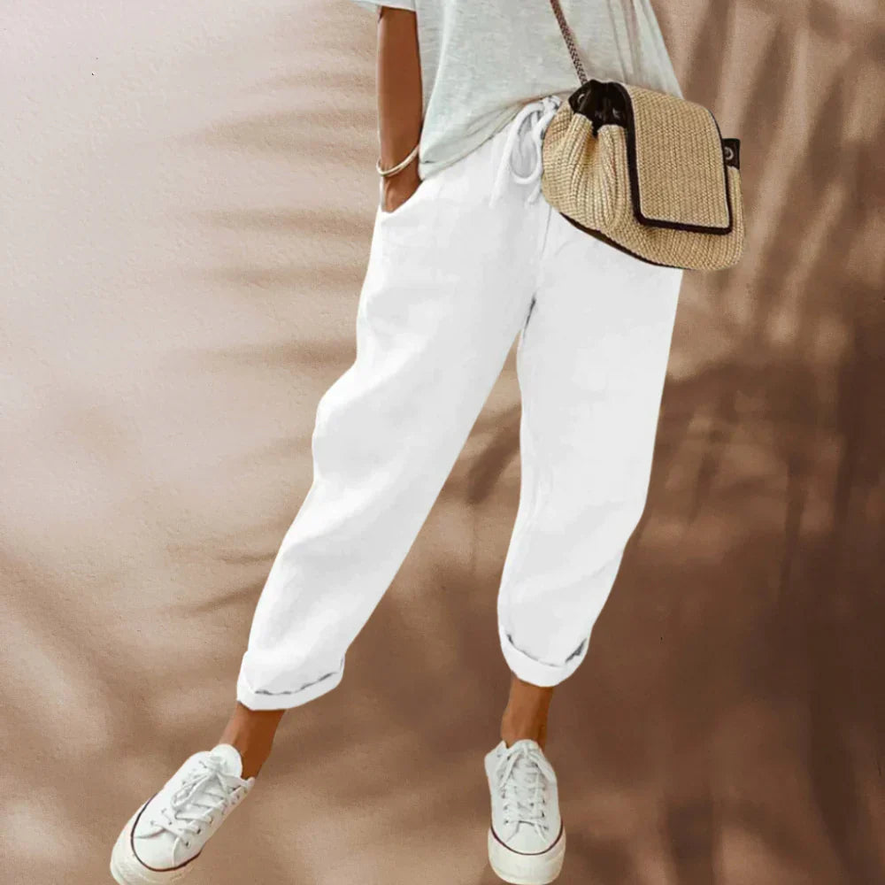 Pantalon femme casual chic | Confort au quotidien et coupe stylée