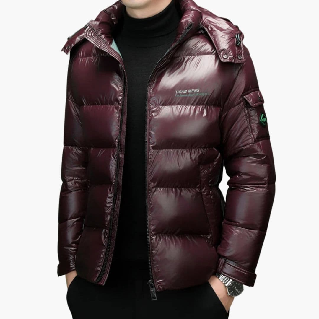 Doudoune Homme avec Capuche Amovible