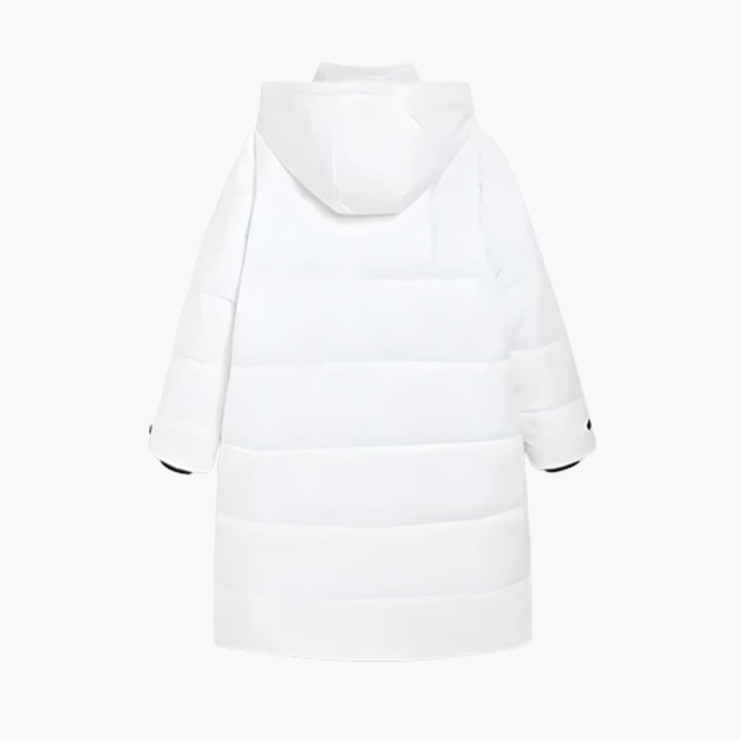 Doudoune Longue Femme avec Poches sur le Devant