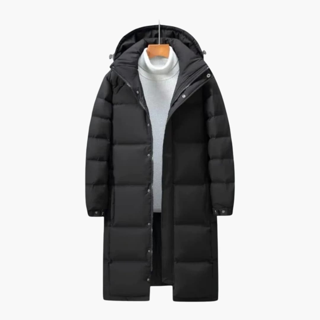 Doudoune Longue Homme avec Capuche