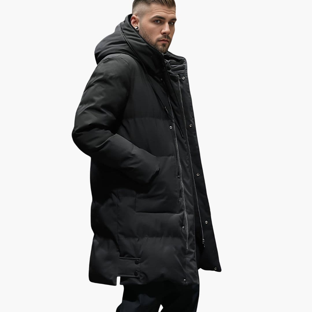 Doudoune homme longue avec capuche