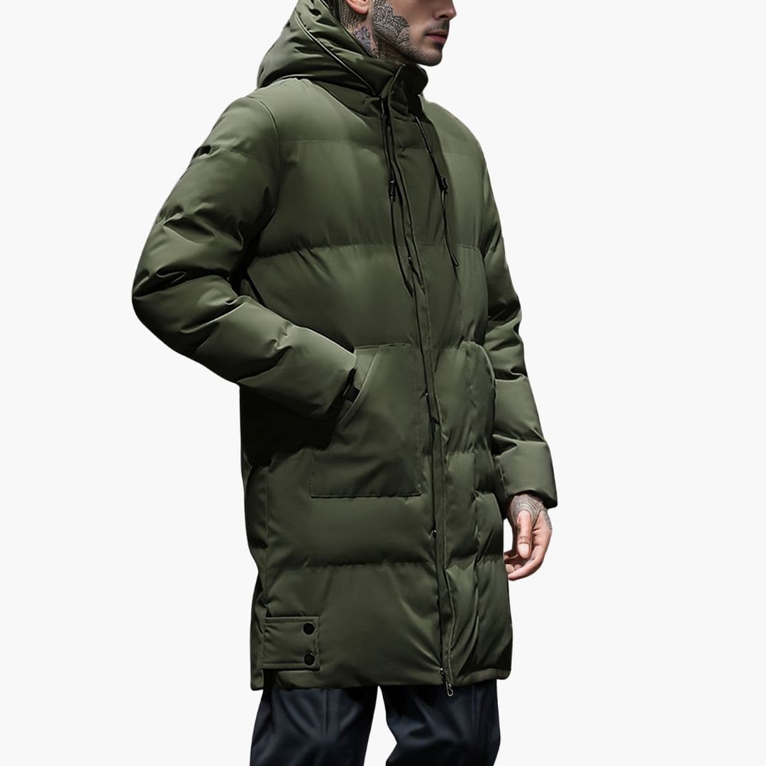 Doudoune homme longue avec capuche