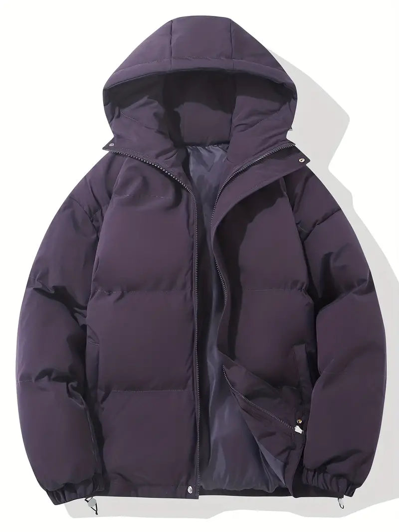 Doudoune femme avec capuche | Veste matelassée chaude, coupe décontractée | Hiver, usage quotidien