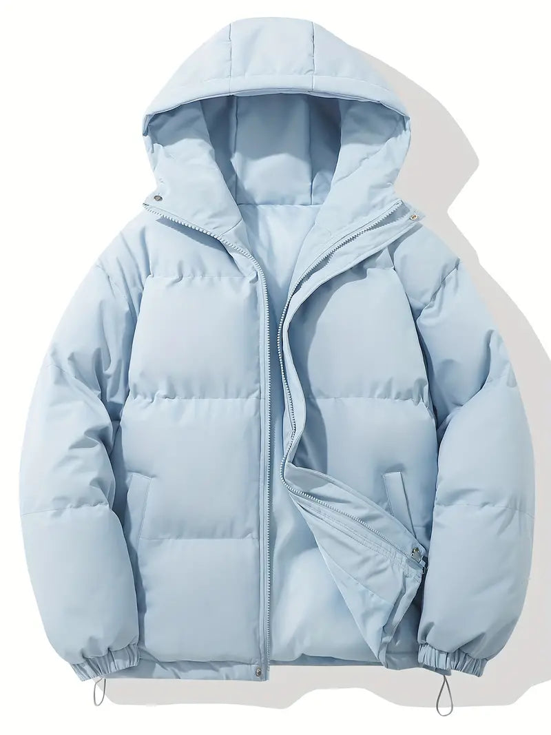Doudoune femme avec capuche | Veste matelassée chaude, coupe décontractée | Hiver, usage quotidien