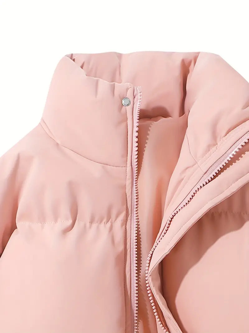 Doudoune femme avec capuche | Veste matelassée chaude, coupe décontractée | Hiver, usage quotidien