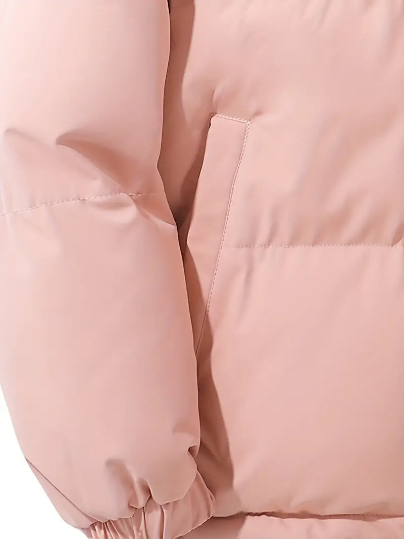 Doudoune femme avec capuche | Veste matelassée chaude, coupe décontractée | Hiver, usage quotidien