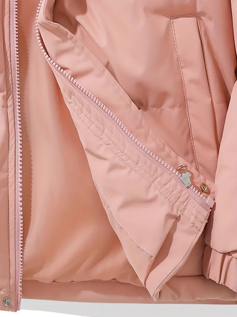 Doudoune femme avec capuche | Veste matelassée chaude, coupe décontractée | Hiver, usage quotidien