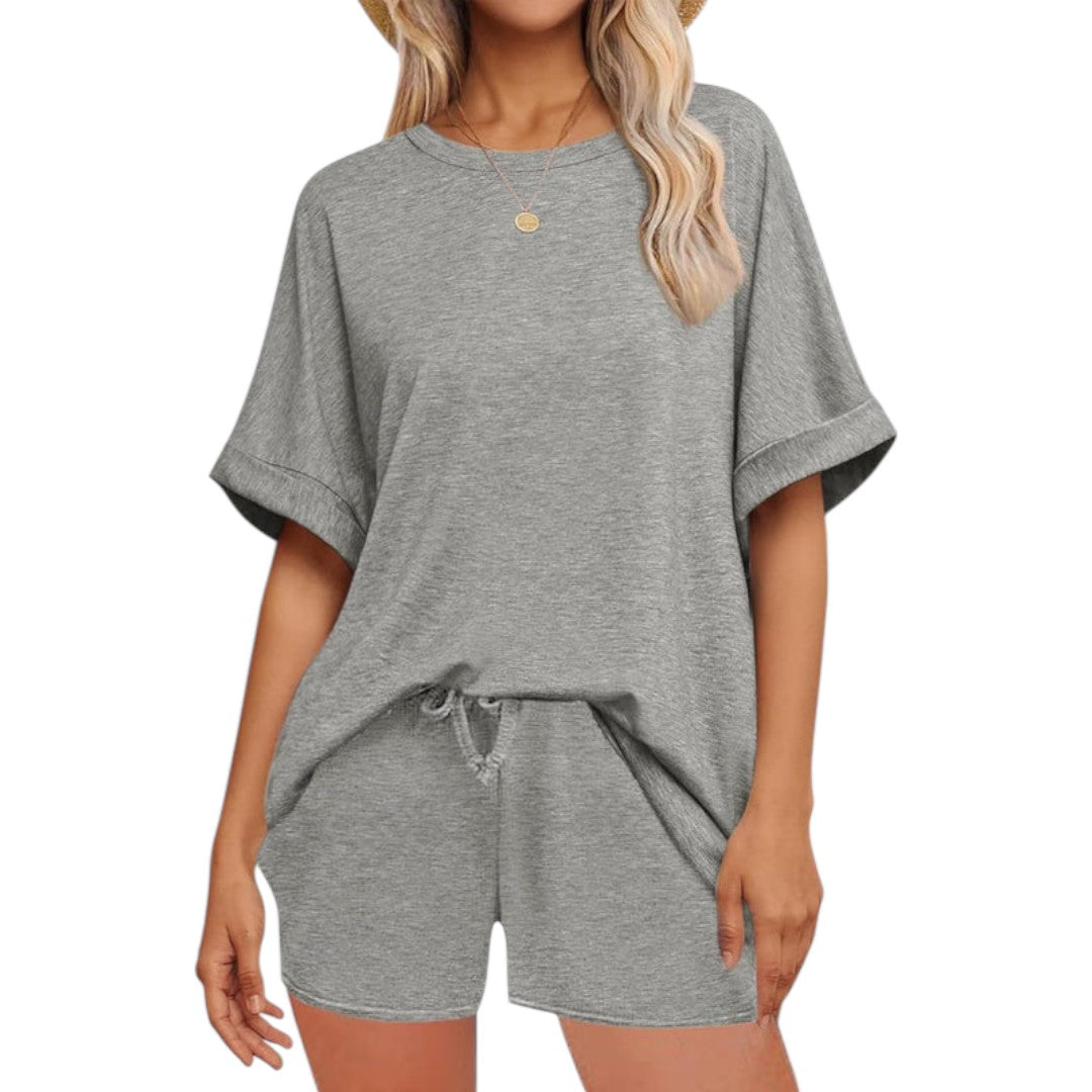 Completo Donna Due Pezzi con Vita a Coulisse