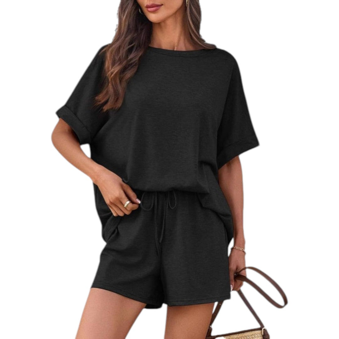 Completo Donna Due Pezzi con Vita a Coulisse
