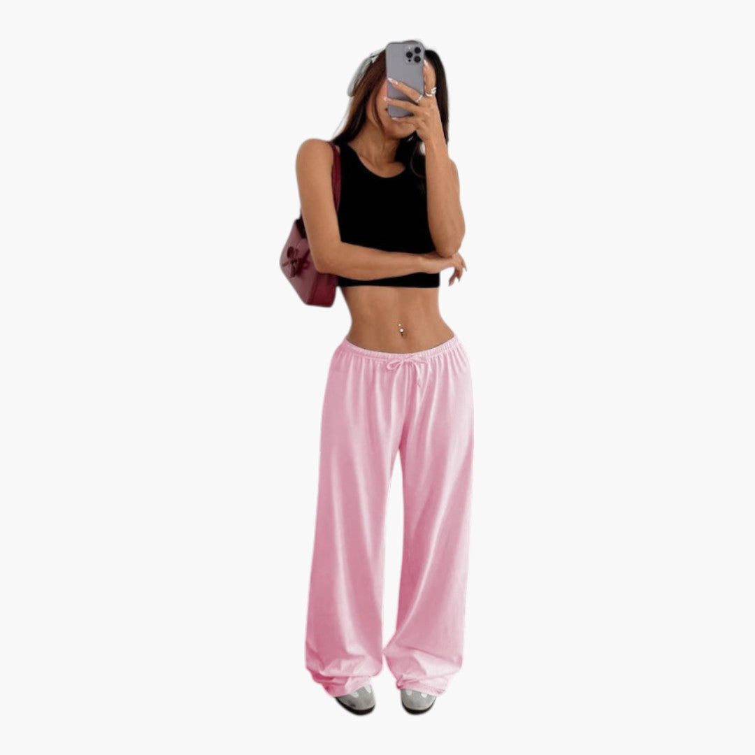 Damesset Korte Top en Wijde Broek
