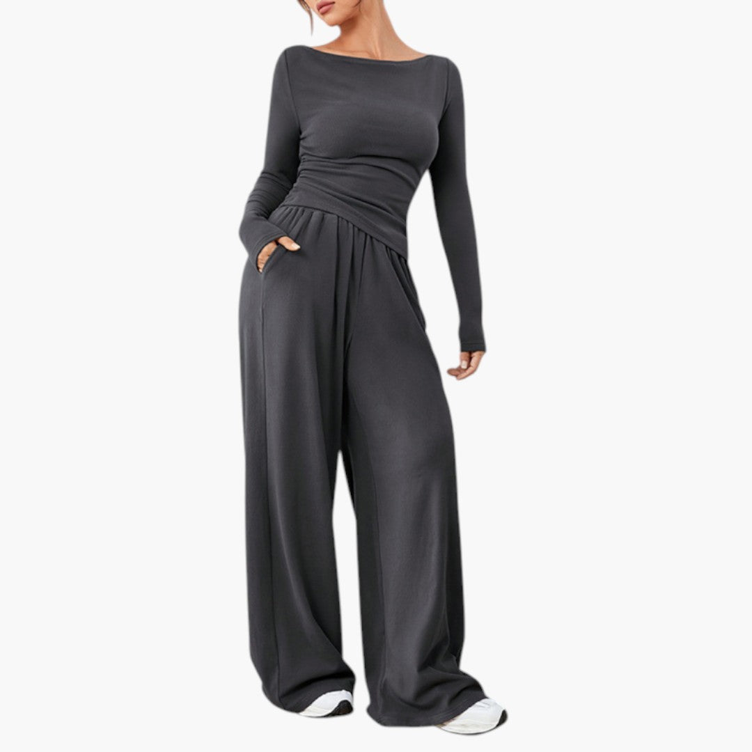 Ensemble Femme avec Coupe Ample et Haut Manches Longues