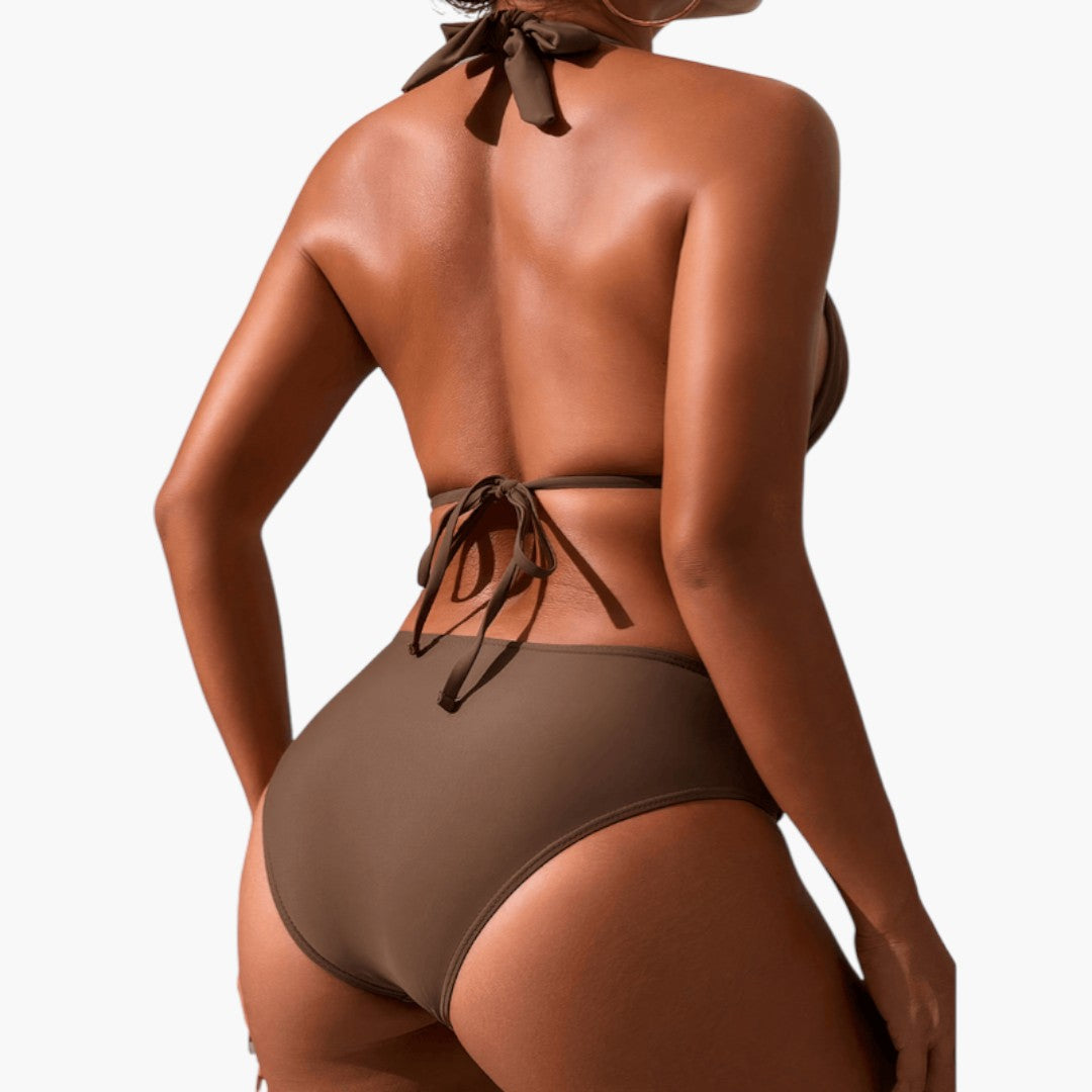 Bikini set voor dames met driehoekige top