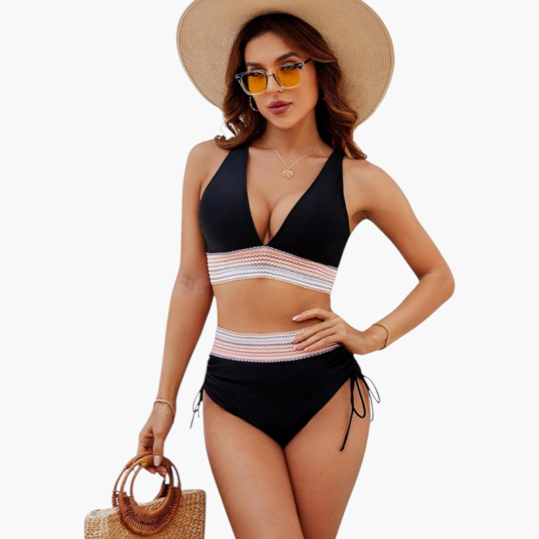 Ensemble bikini femme avec haut triangle