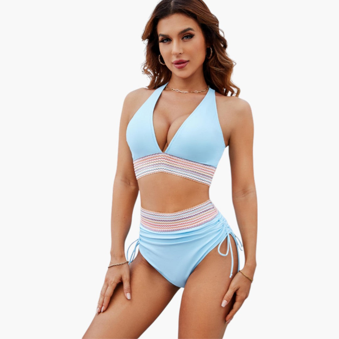 Ensemble bikini femme avec haut triangle