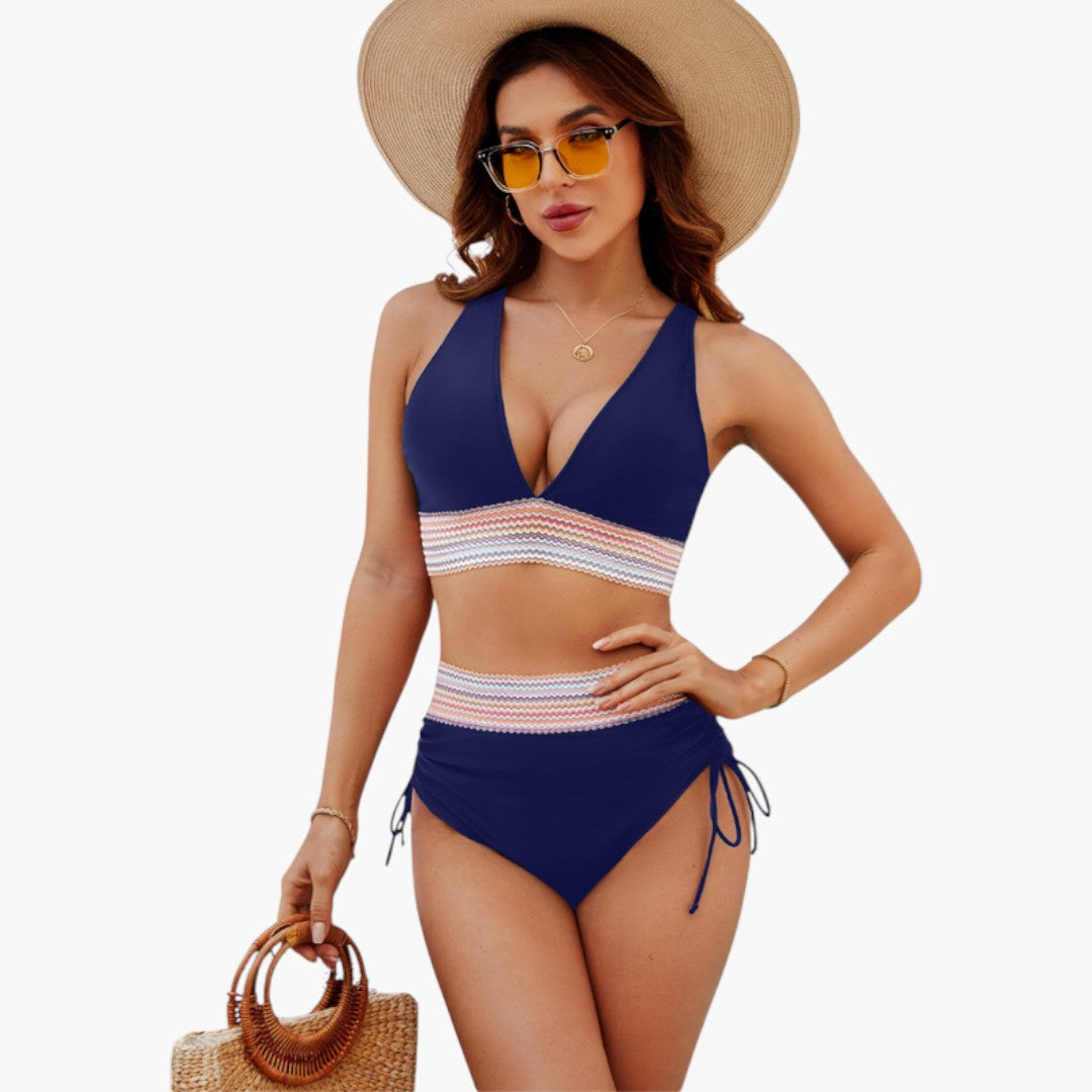 Ensemble bikini femme avec haut triangle