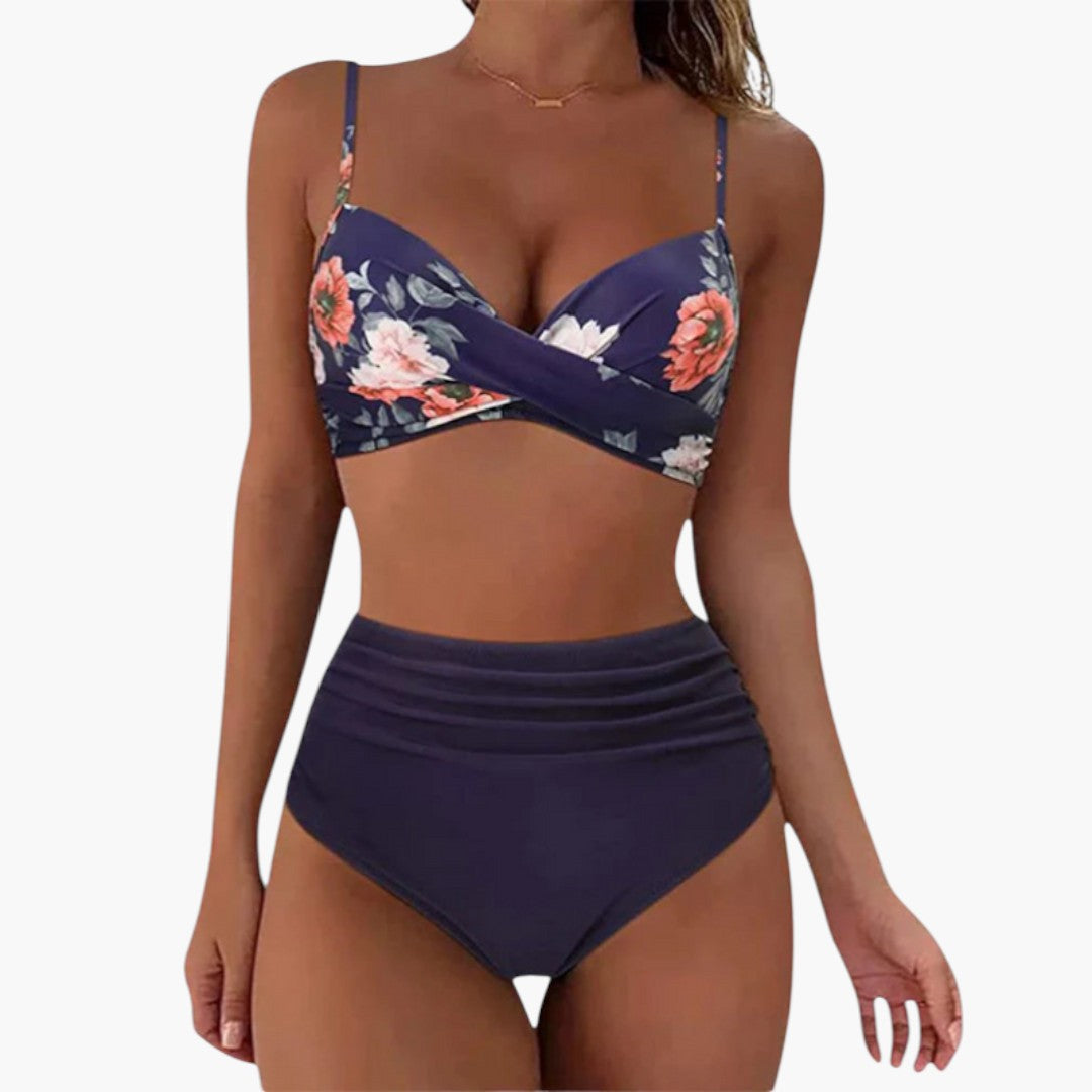 Bikini set voor dames met bloemenpatroon