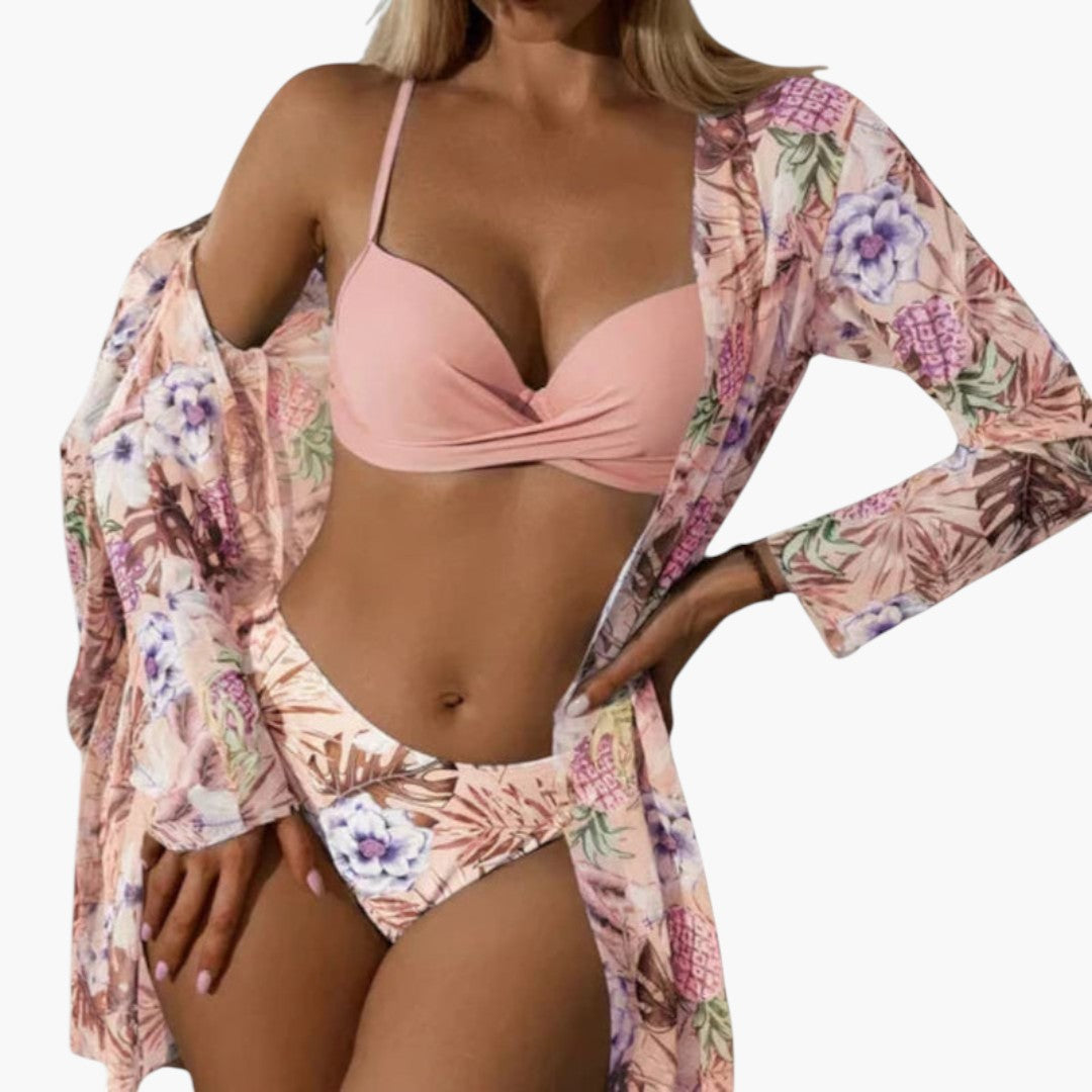 Bikini set voor dames met hoge taille en lage broek