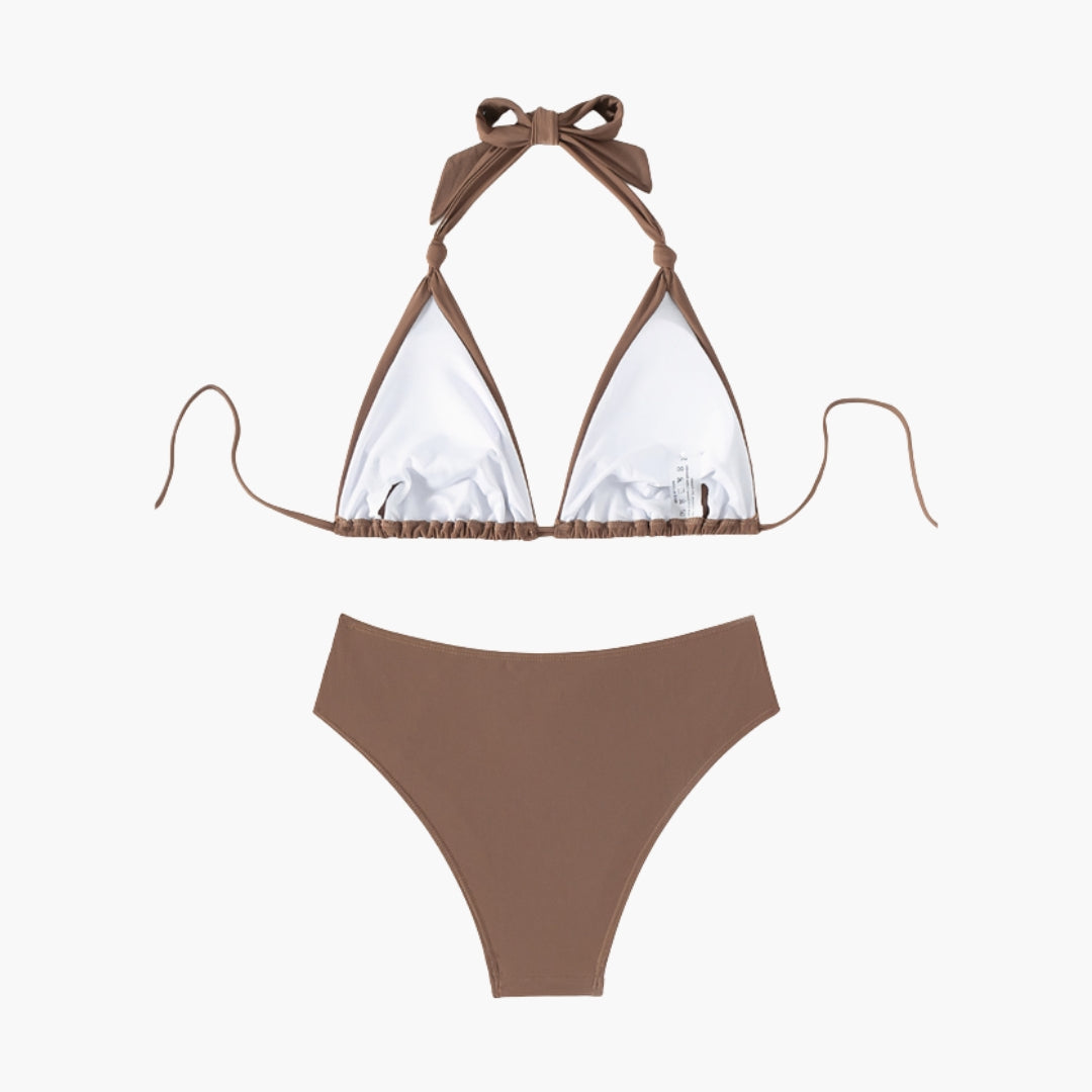 Bikini-Set für Damen mit Oberteil zum Binden