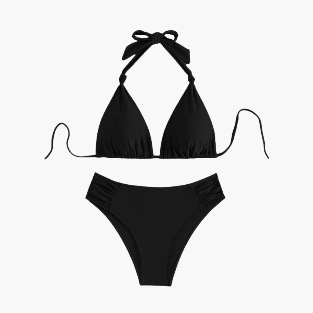 Bikini-Set für Damen mit Oberteil zum Binden
