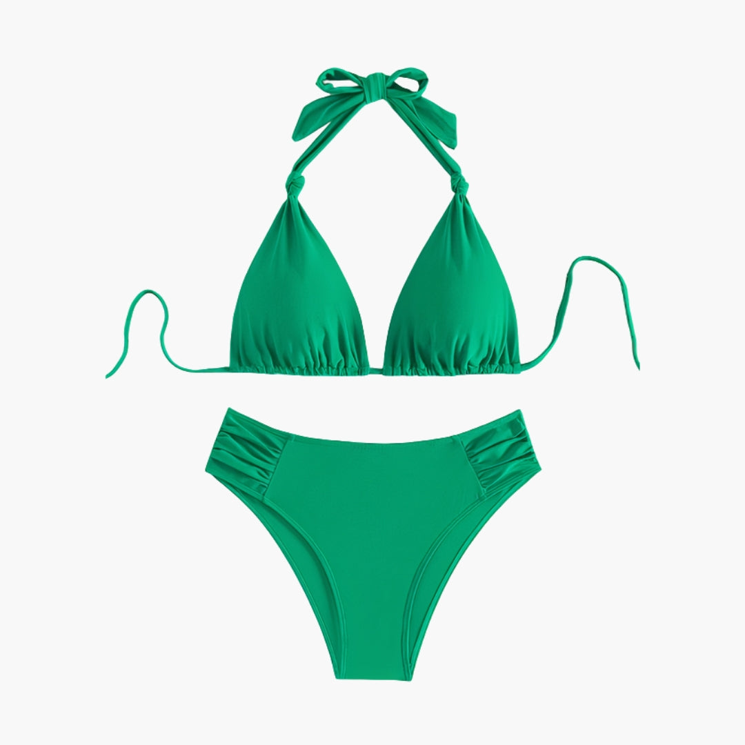 Bikini-Set für Damen mit Oberteil zum Binden