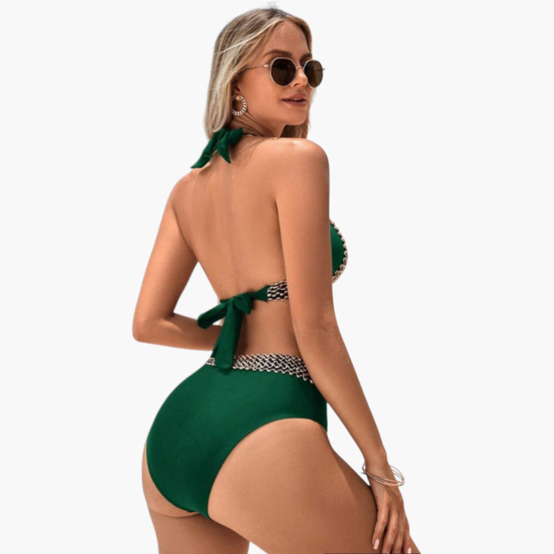 Completo bikini da donna con reggiseno a triangolo
