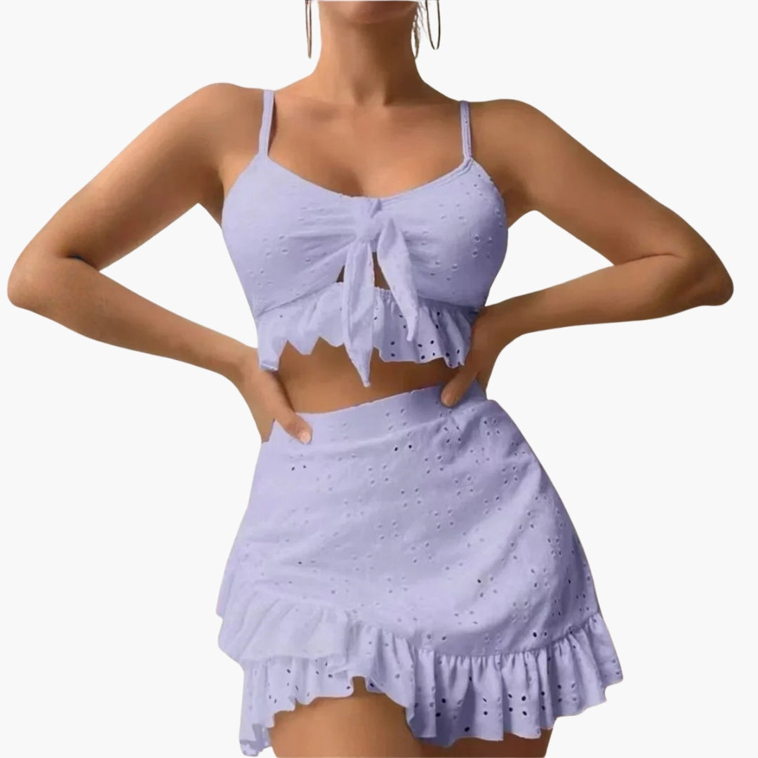 Bikini sett for kvinner med volanger