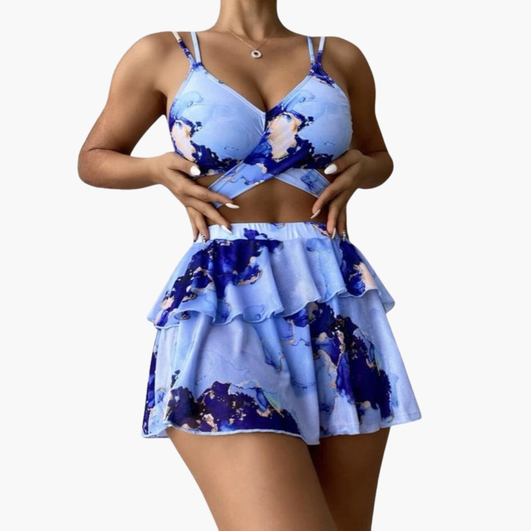Ensemble bikini trois pièces pour femmes