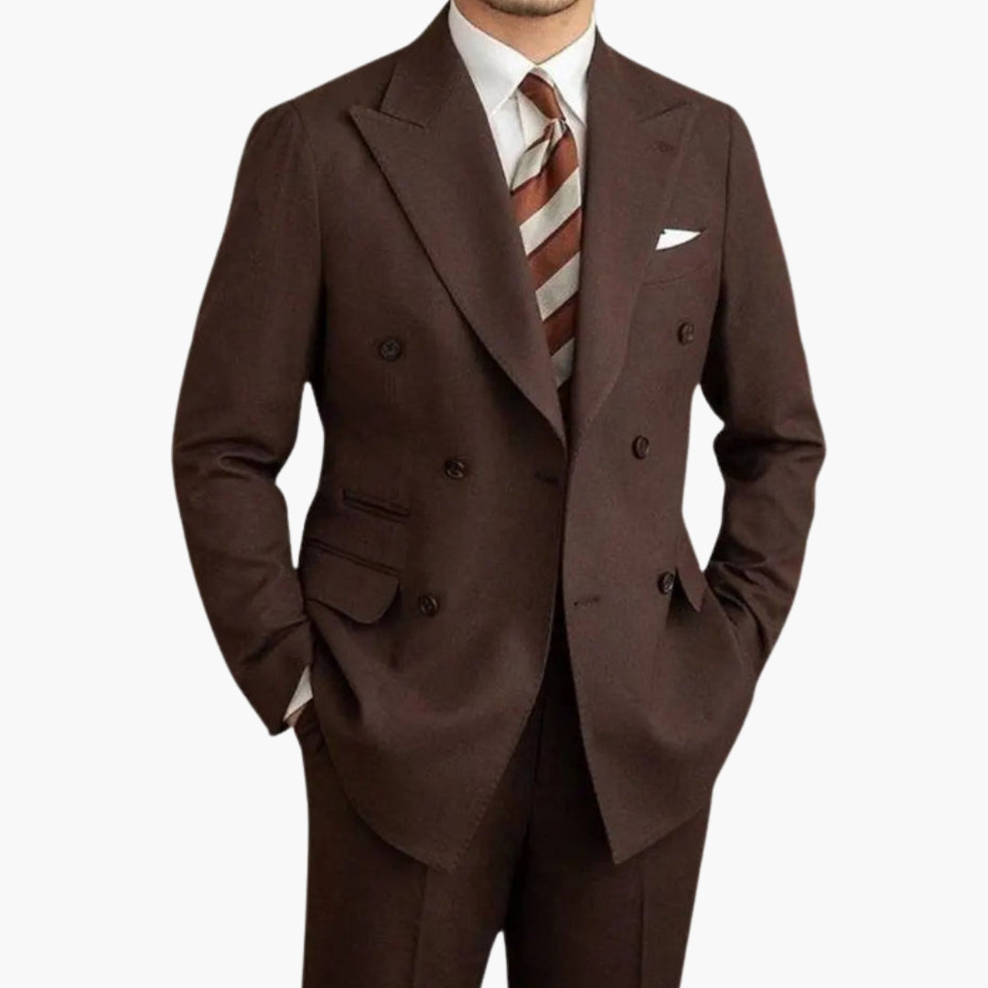 Ensemble costume homme veste à revers pointus