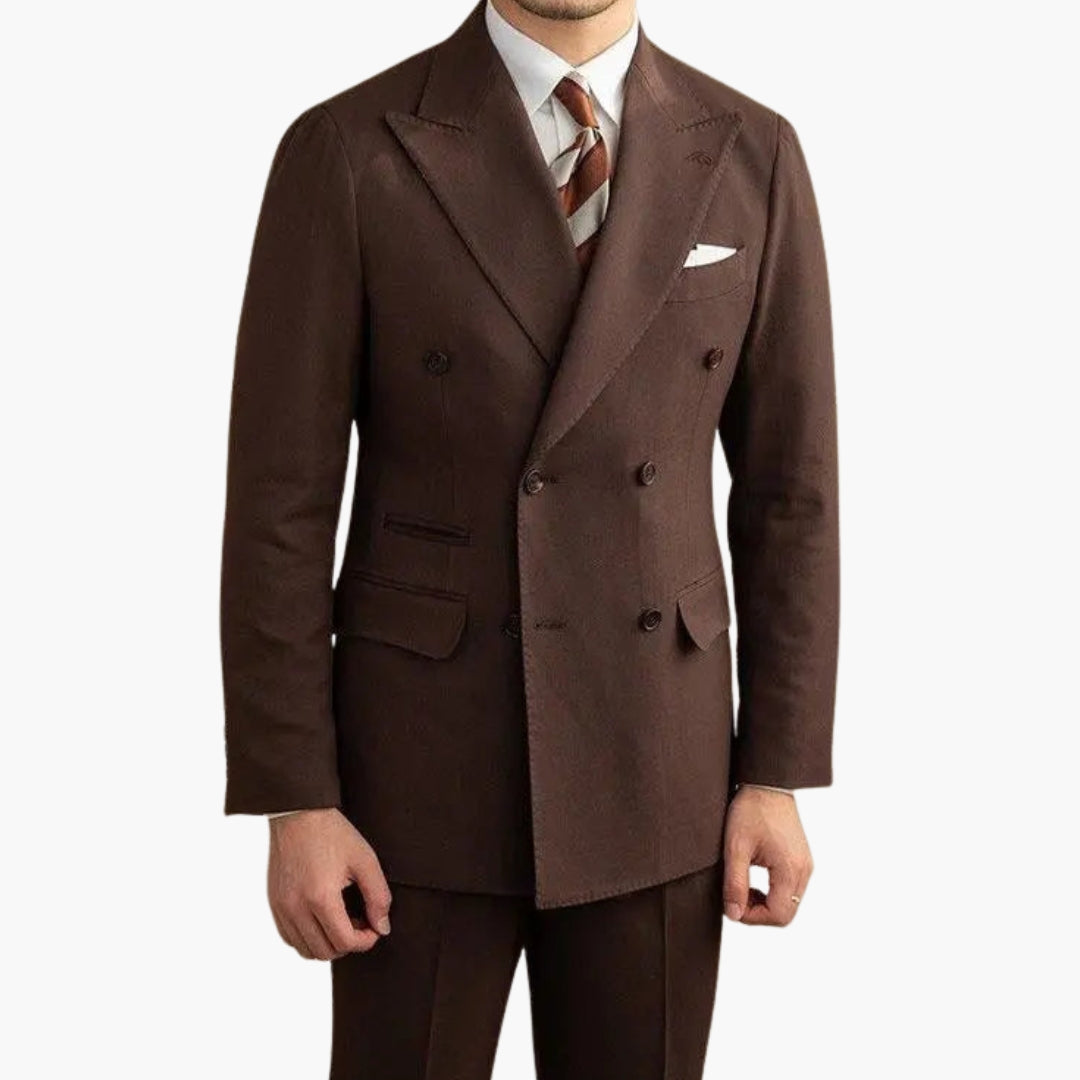 Ensemble costume homme veste à revers pointus