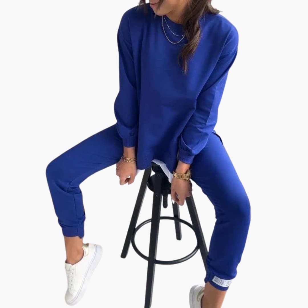 Ensemble deux pièces pour femme avec sweat-shirt et pantalon de jogging