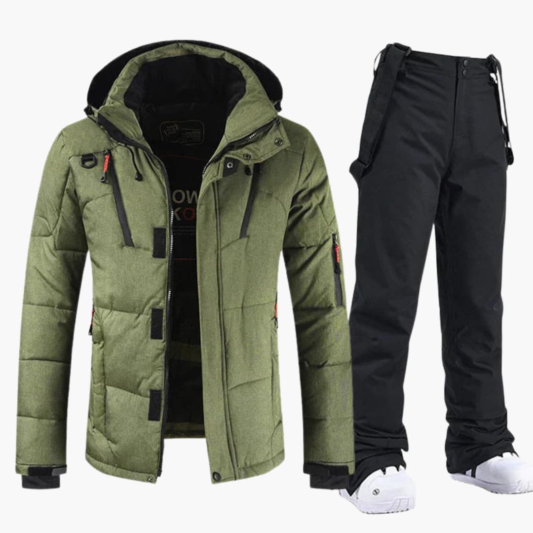 Ensemble ski homme avec veste et pantalon assortis