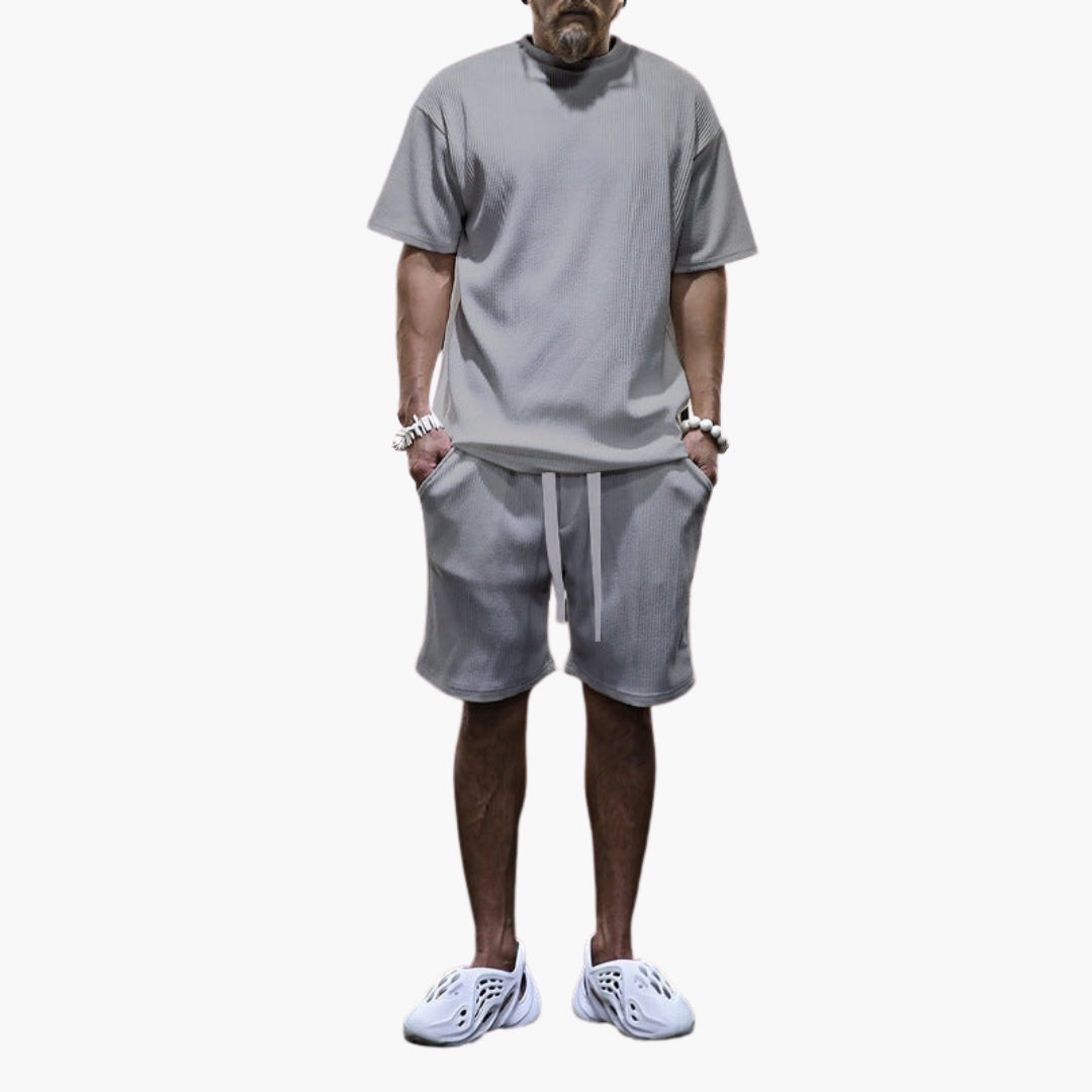 Men's textured surface sports set