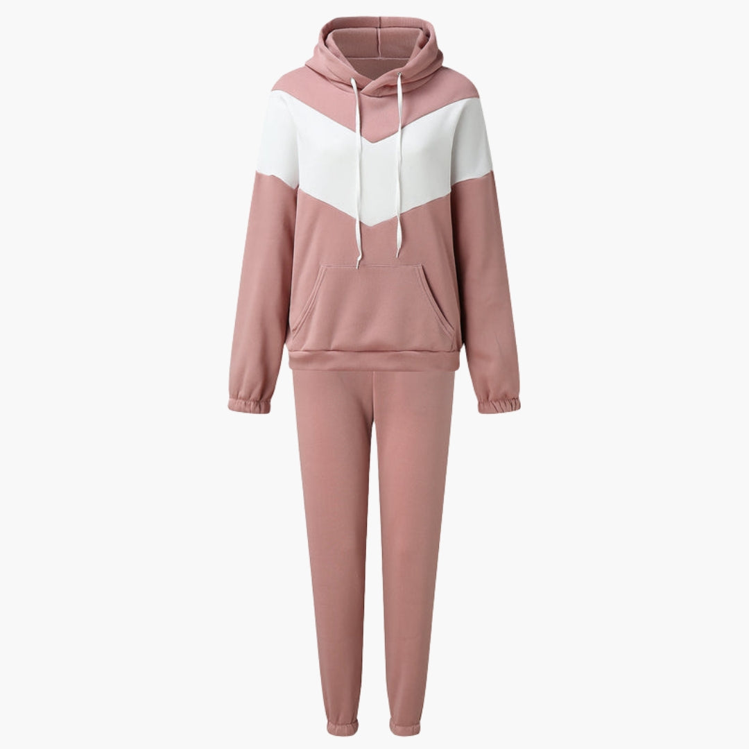 Completo tuta donna con tasca a marsupio