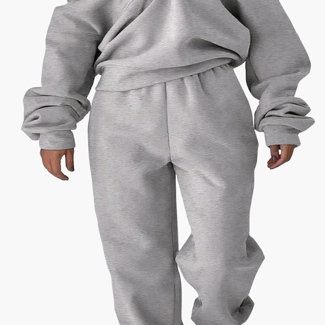 Ensemble de survêtement femme avec sweat à demi zip