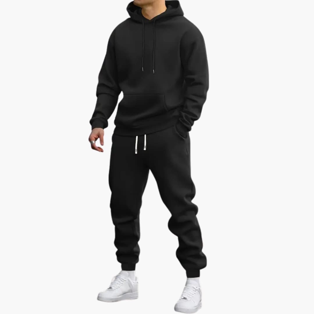 Ensemble de survêtement homme avec sweat à capuche à enfiler et joggers fuselés