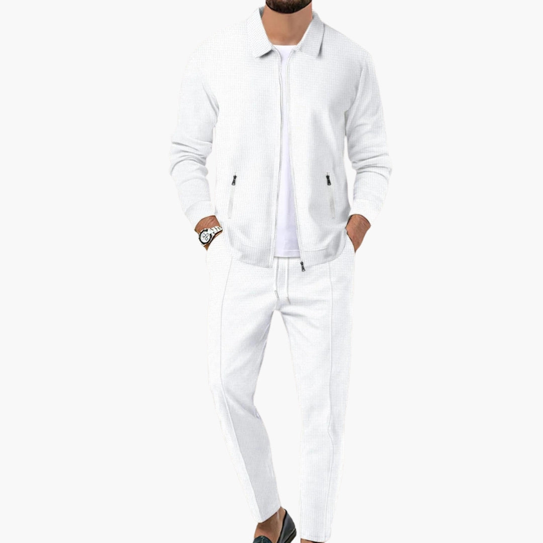 Ensemble de survêtement homme avec veste zippée