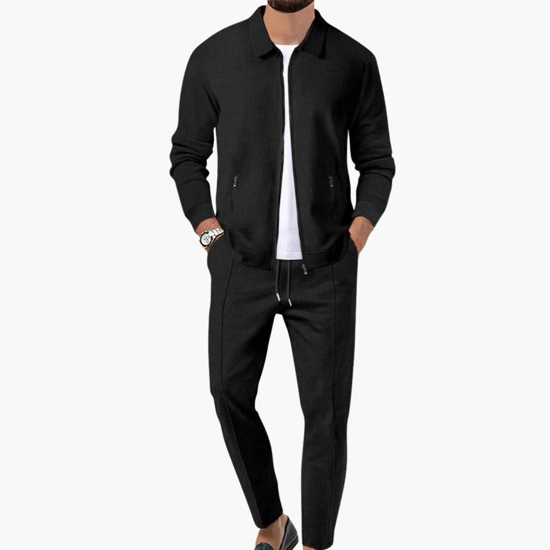 Ensemble de survêtement homme avec veste zippée