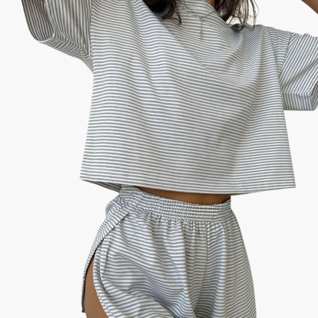 Ensemble détente femmes avec haut manches courtes