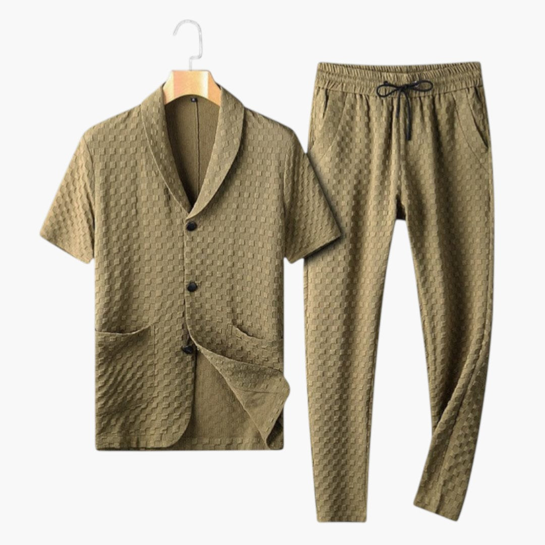 Men's summer indoor clothing set