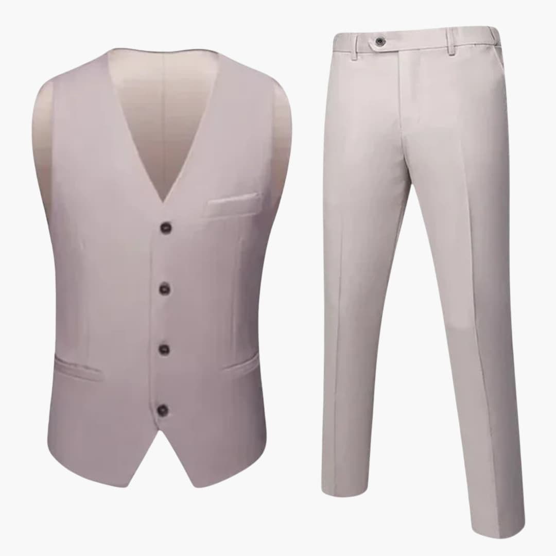 Ensemble gilet et pantalon homme