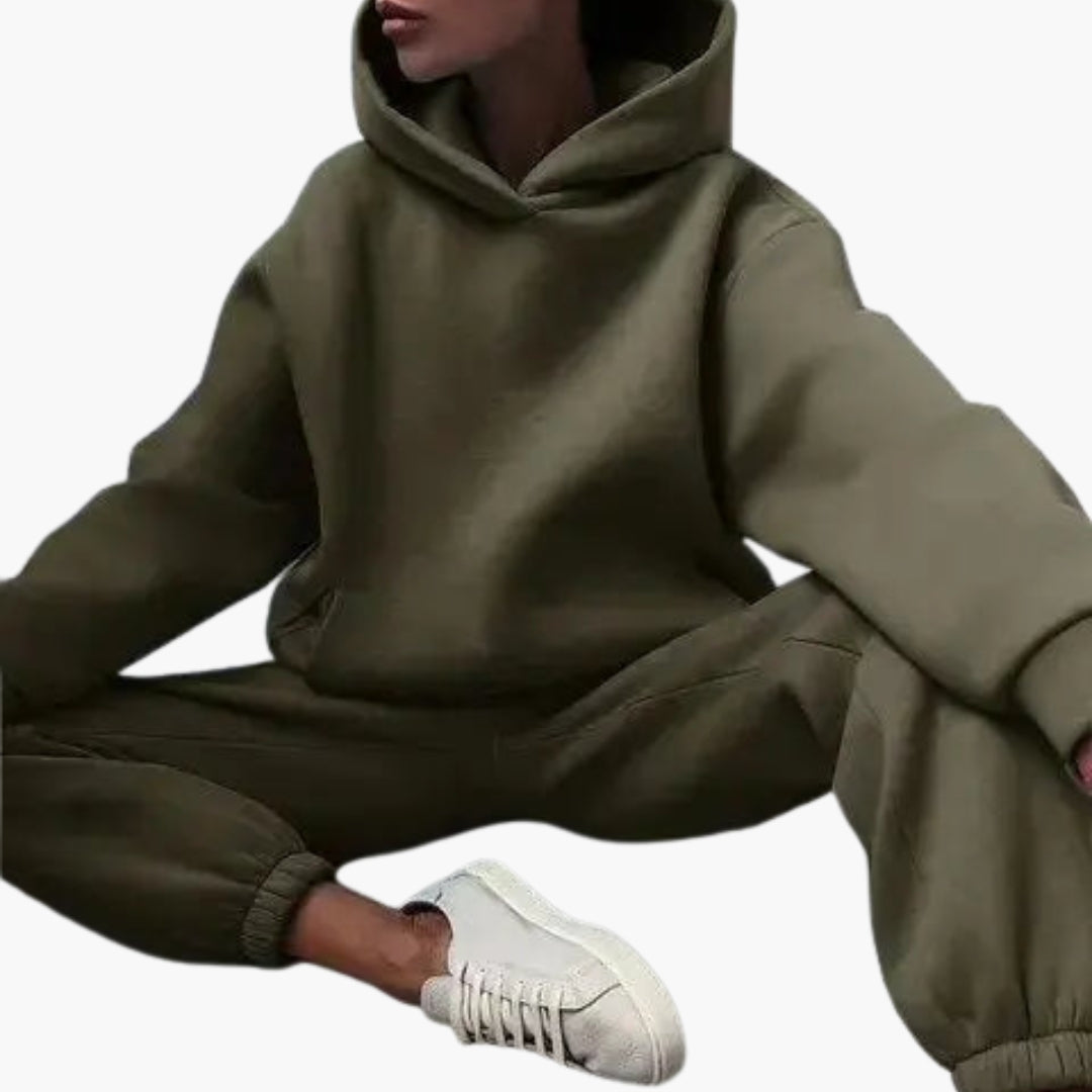 Ensemble jogging femme avec sweat à capuche