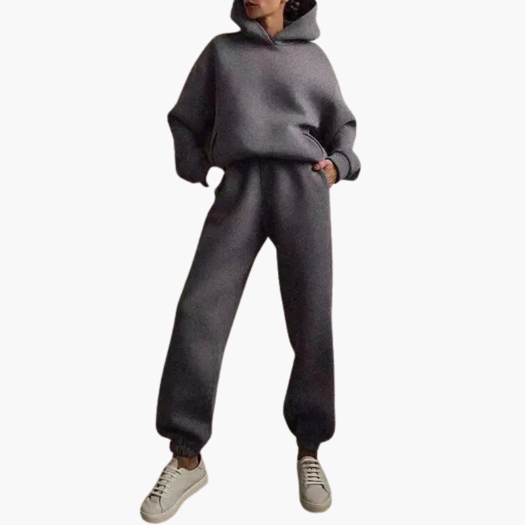 Ensemble jogging femme avec sweat à capuche