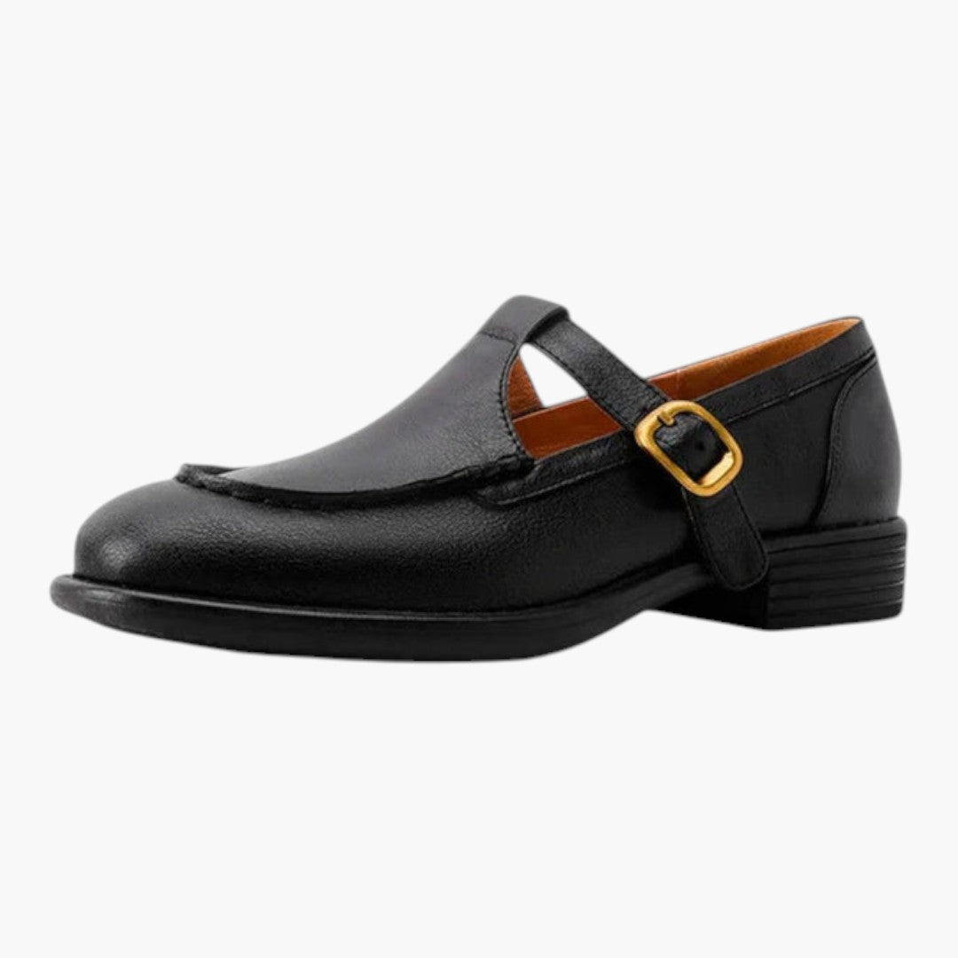 Femmes Chaussures Mary Jane a Bout Carré et Soutien Orthopédique