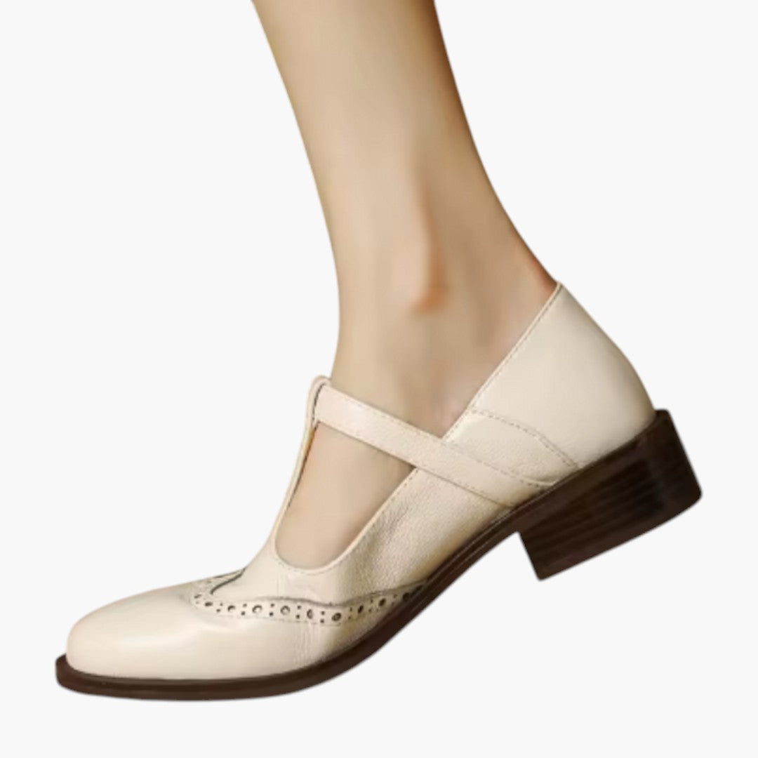 Femmes Chaussures Mary Jane avec Bride T et Talon Bloc