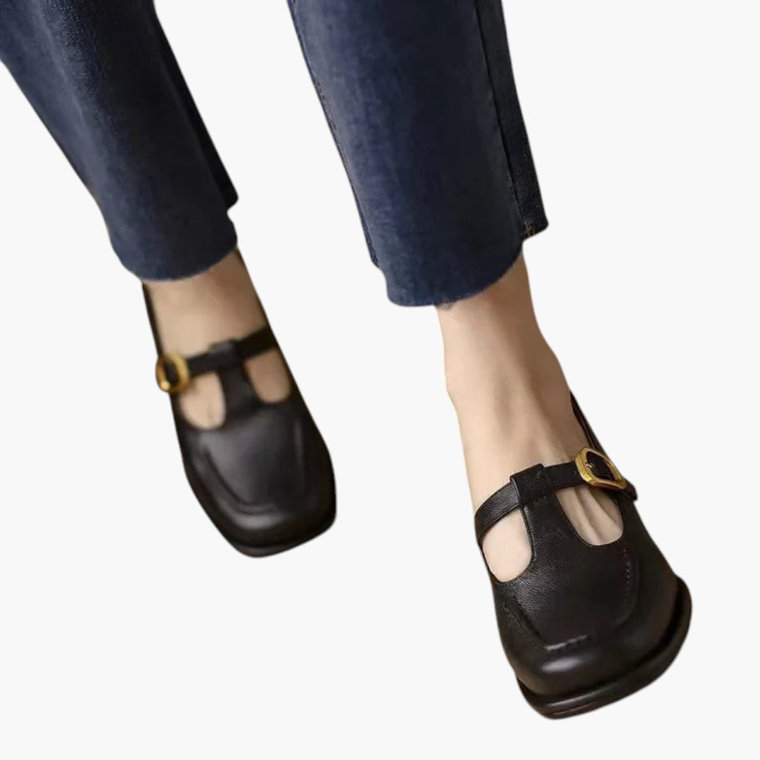Femmes Chaussures Mary Jane a Bride T et Talon Bloc